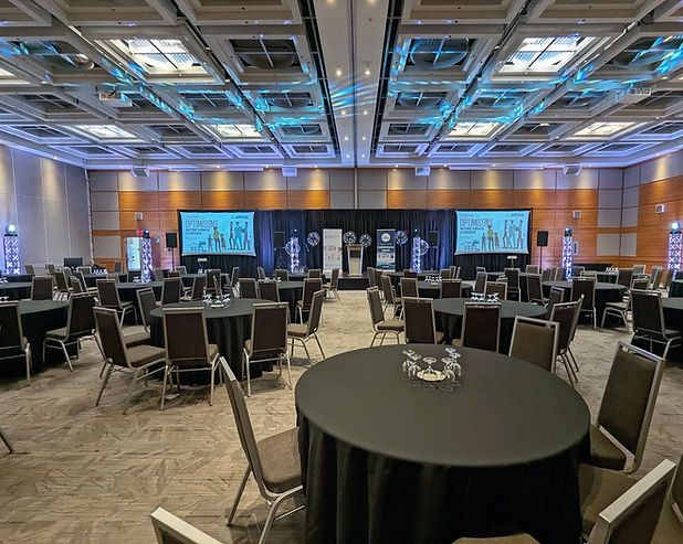 Production de congrès, services techniques et audiovisuels à l'Hôtel Mortagne de Boucherville