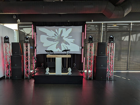 services techniques et audiovisuels pour soirée gala au Centre des sciences de Montréal