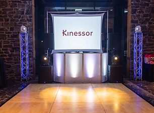 Audiovisual technical services for a gala evening at the Hotel Bonaventure in downtown Montreal.
