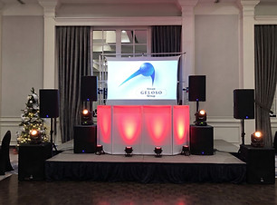 Audiovisual services for a gala evening at the Château Royal de Laval