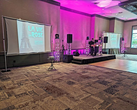 régie technique et audiovisuel de congrès hybride au Manoir Saint-Sauveur