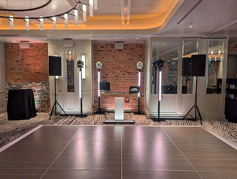 services de sonorisation et éclairage de mariage à l'hotel Le Nelligan de Montréal