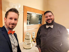 DJ Master D and DJ Pulse, bilingual wedding DJ duo at Domaine Château Bromont, 2022