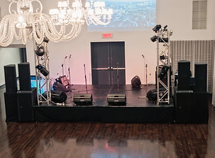 Audiovisual technical services for a gala evening at the Loft Hotel Montreal