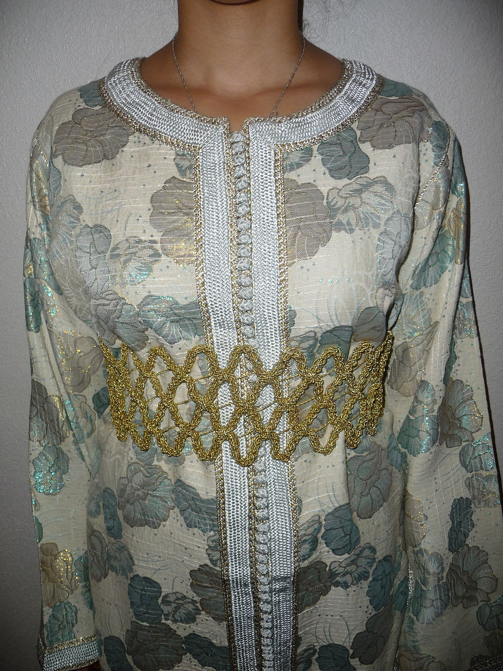 Caftan Bleu Doré