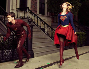 DEL PAPEL A LA PANTALLA... CHICA, SUPERGIRL DEJA ATRÁS AL HOMBRE MAS VELOZ DE LA TIERRA