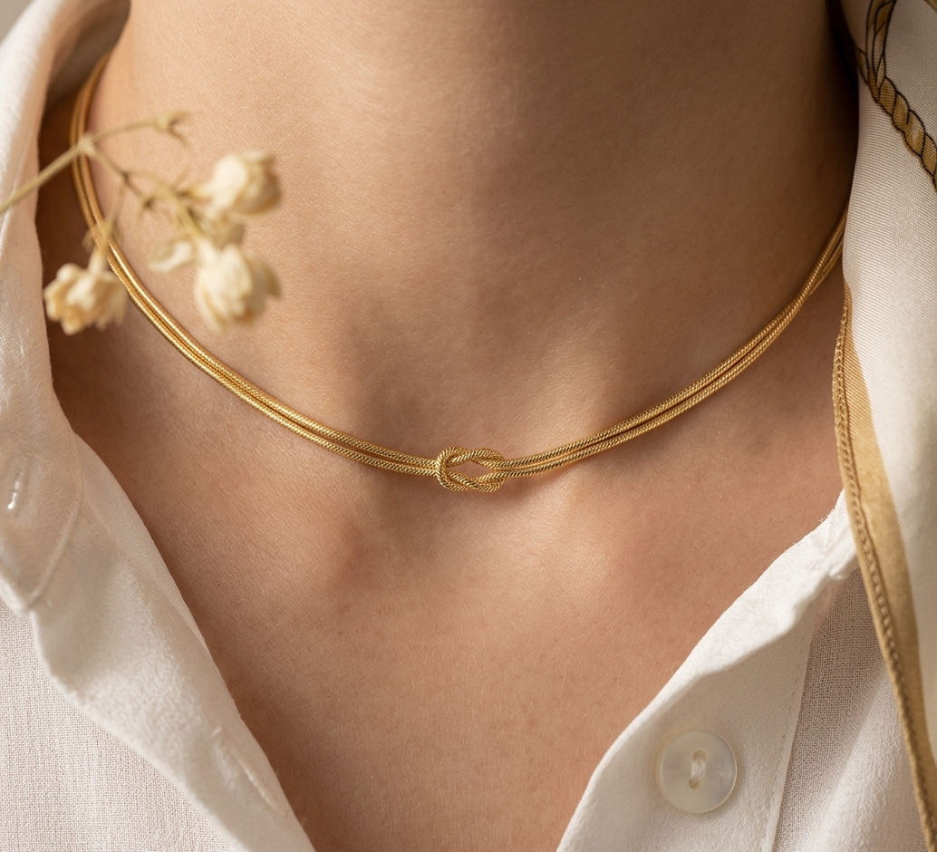 Golden Bond Necklace - Minimalist Necklace
