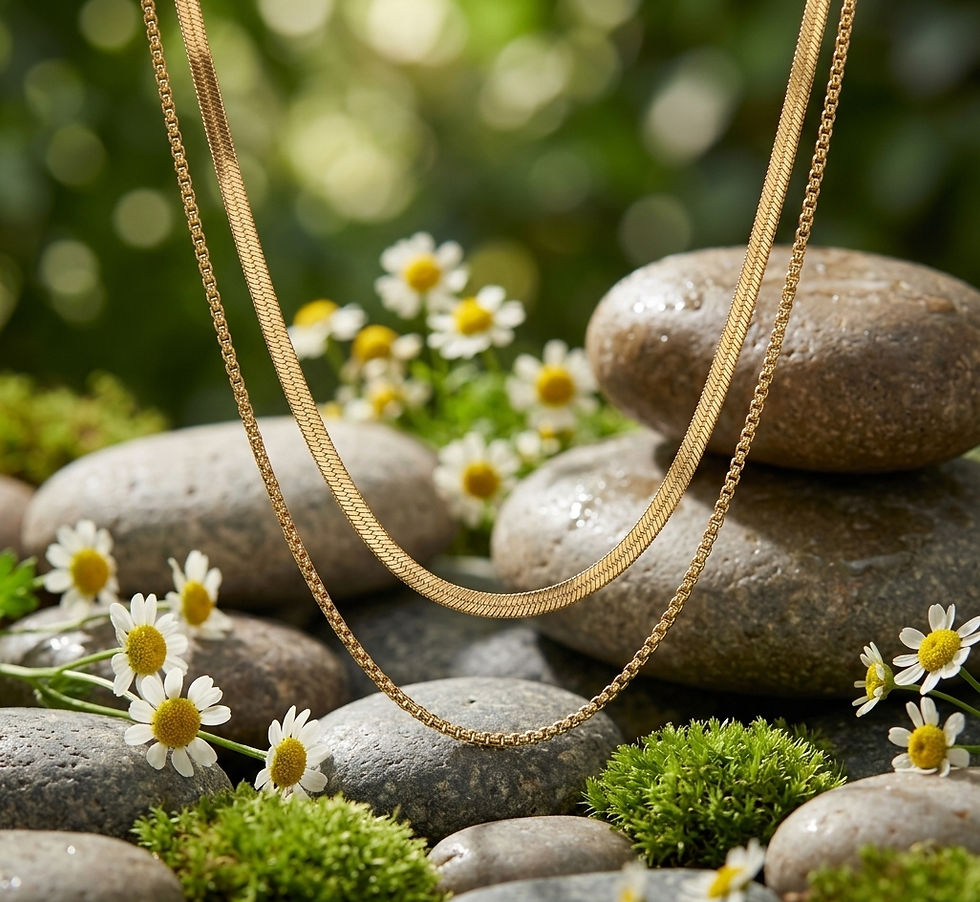 Thumbnail: Glowen Double Layer Necklace