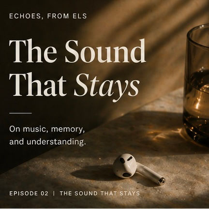 On music, memory and understanding