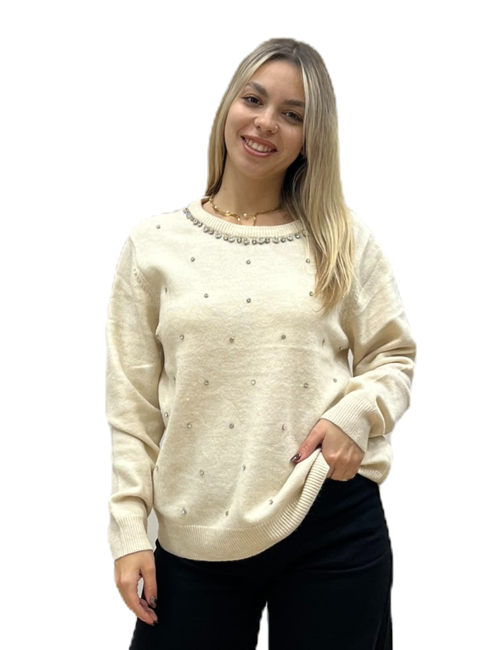 Πλεκτό με στρας