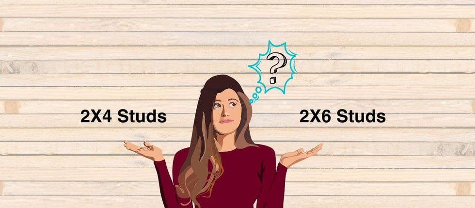 2x4 Studs VS 2x6 Studs
