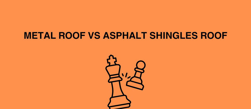 Metal Roof VS Shingles Roof