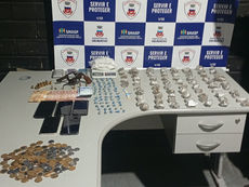 Guarda Municipal apreende drogas, arma e munições durante patrulhamento no bairro Vila Imperial