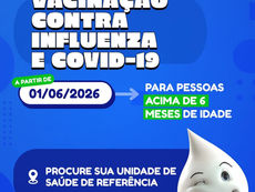 Cachoeirinha amplia vacinação contra gripe e covid-19 para toda a população