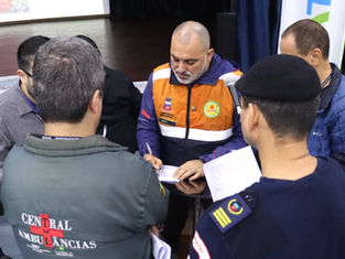 Prefeitura de Gravataí realiza simulado do Plano de Contingência El Niño para qualificar o tempo de resposta e assistência à população em caso de eventos climáticos extremos