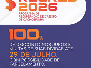 Contribuintes já podem aderir ao RECRED 2026 em Cachoeirinha