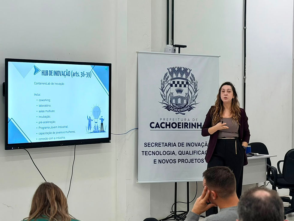 Nova Lei de Inovação é apresentada para fortalecer o desenvolvimento tecnológico de Cachoeirinha