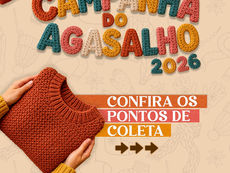 Prefeitura amplia pontos de arrecadação para 33 locais, durante a campanha do agasalho