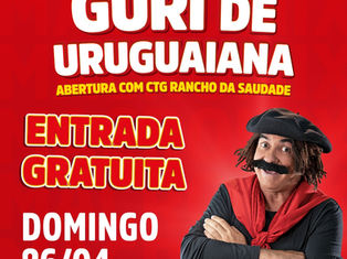 Show do humorista Guri de Uruguaiana reúne público no Macromix Atacado Cachoeirinha em evento gratuito que celebra a cultura gaúcha.