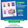 9ª Feira de Empregabilidade e Capacitação será realizada no dia 16 de setembro em parceria com o Senac