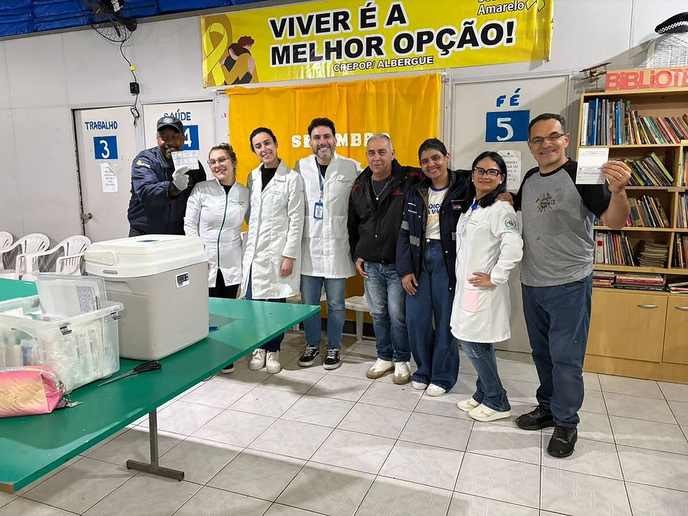 Prefeitura vacina pessoas atendidas no CREPop-RUA