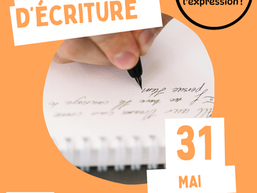 Atelier "Ecrire ce que l'on voit" annulé le dimanche 31 mai et repoussé le dimanche 7 juin