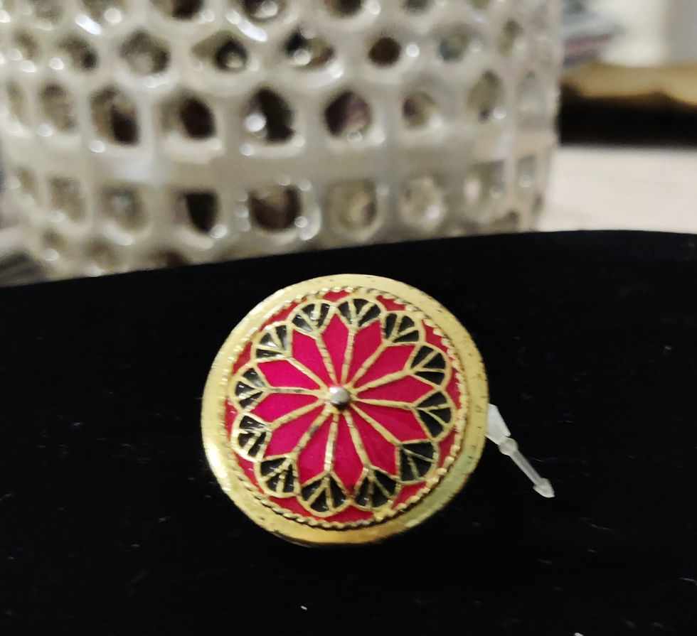 Thumbnail: Meenakari Ring - Multiple Options - adjustable