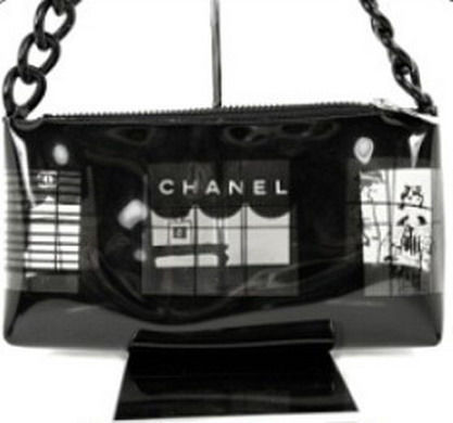 Preloved Chanel Vinyl Coco Window Pochette  (6).jpg