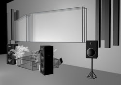 Stage Design Simple 3D sketch