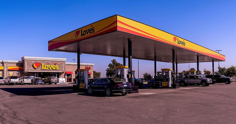 Love's gas station.