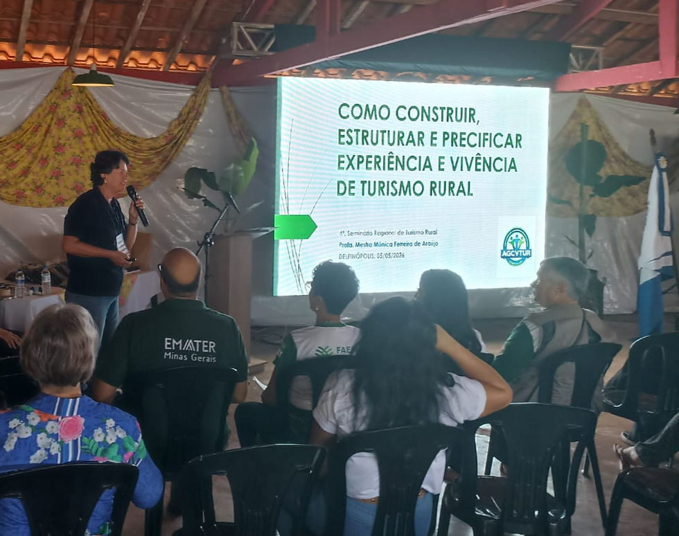 AGCVTUR DESTACA POTENCIAL DO TURISMO RURAL DURANTE SEMINÁRIO REGIONAL EM DELFINÓPOLIS