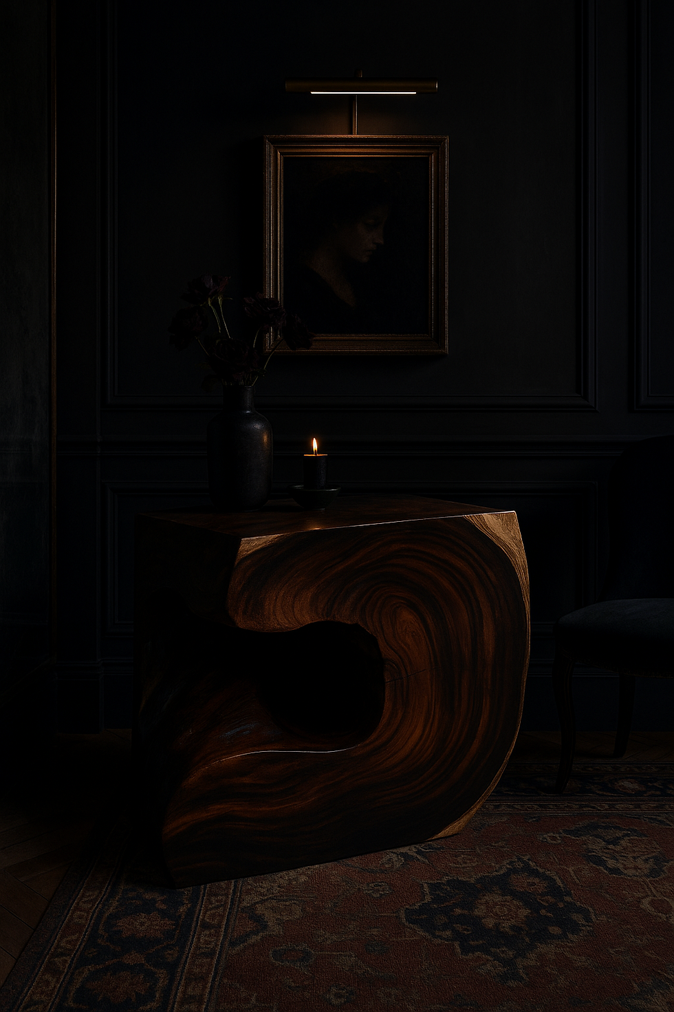 Thumbnail: Handcrafted Suar Wood Console Table (Sold)