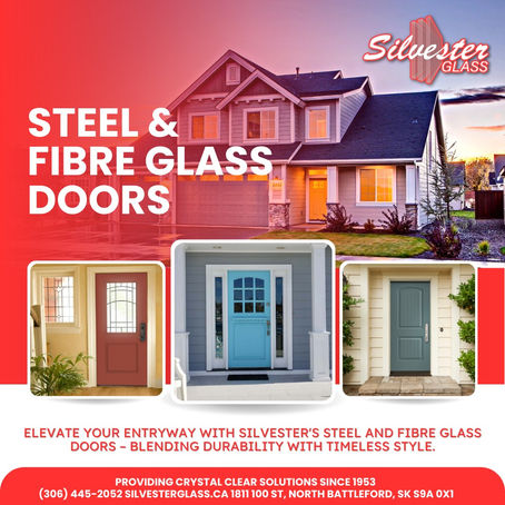 Elevate Your Entryway With Steel and Fiberglass Doors