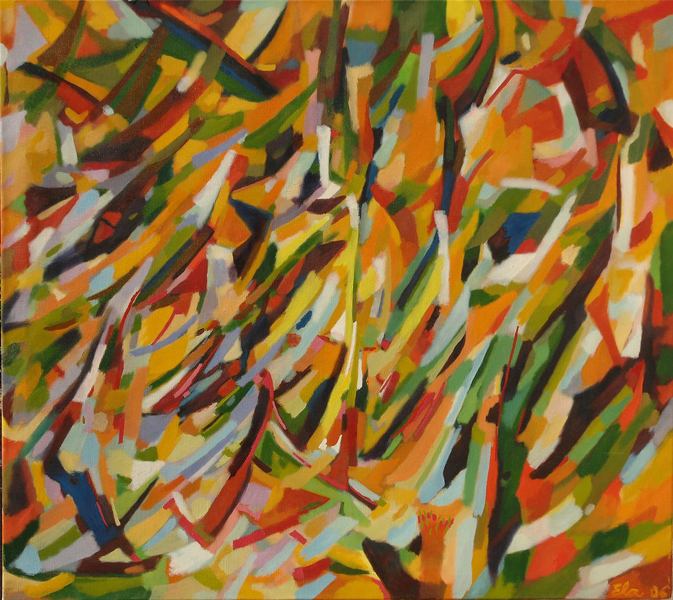 The Countertop09 oil 145x130cm