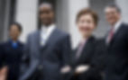 Team of barristers outside court