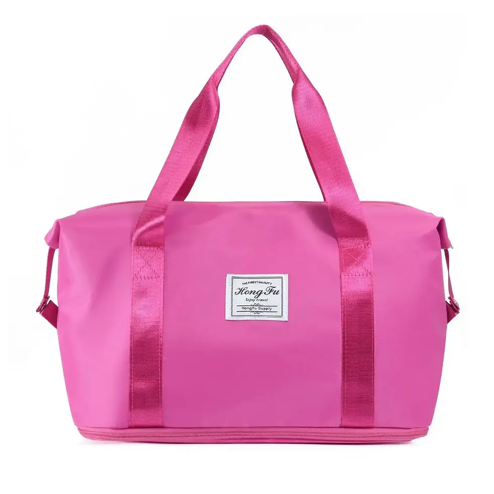 Thumbnail: Women Large Expandable Handbag Travel Shoulder Bag Lady Excursion Purse