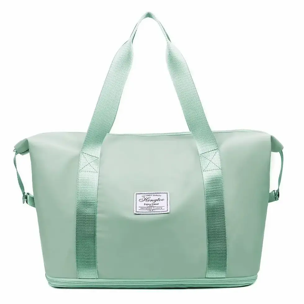 Thumbnail: Women Large Expandable Handbag Travel Shoulder Bag Lady Excursion Purse