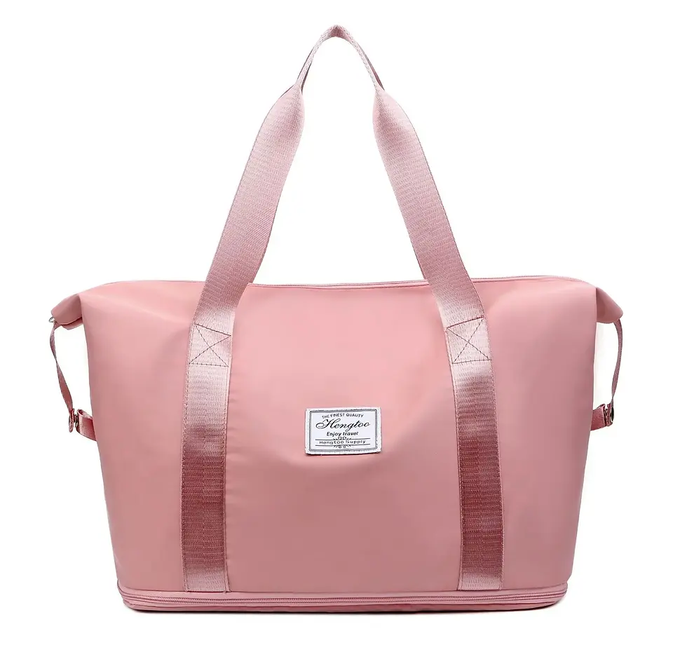 Thumbnail: Women Large Expandable Handbag Travel Shoulder Bag Lady Excursion Purse