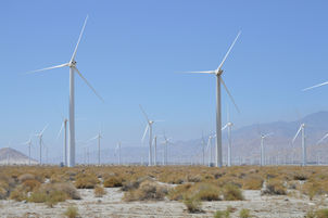 wind turbines, clean energy