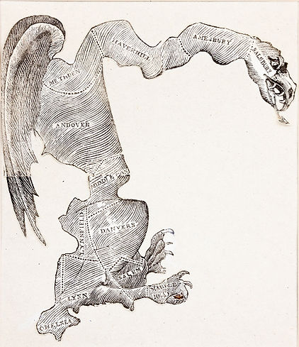 "Gerrymandering," by artist Elkanah Tisdale. Library of Congress Rare Book and Special Collections Division.