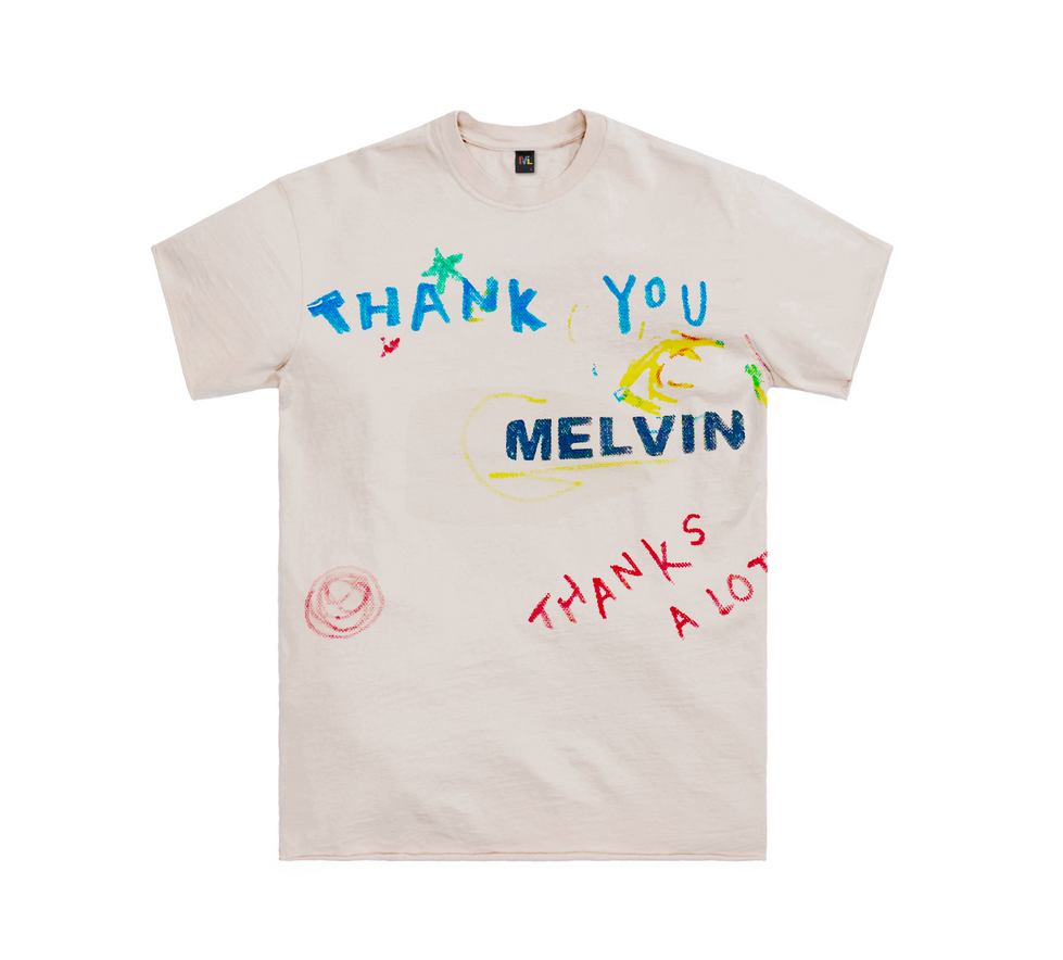 Grateful Tee Blue/Tan