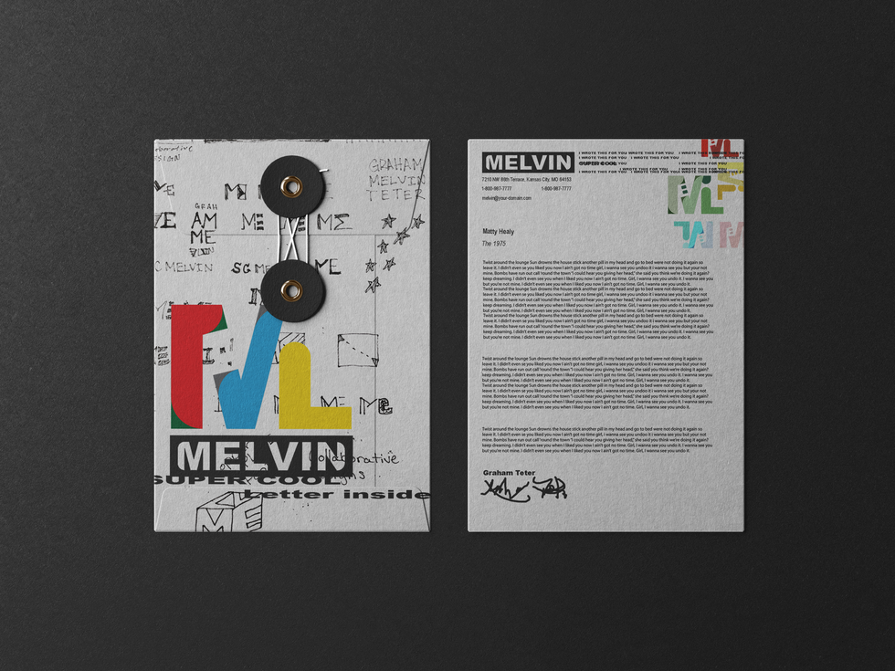 Conceptual Letterhead and Envelope