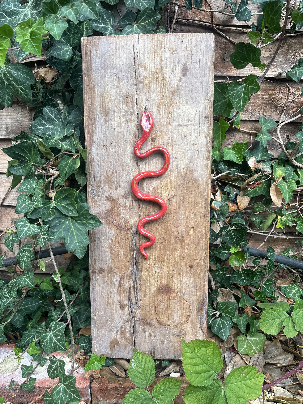 Thumbnail: Medium Plum Celestial Wall Snake