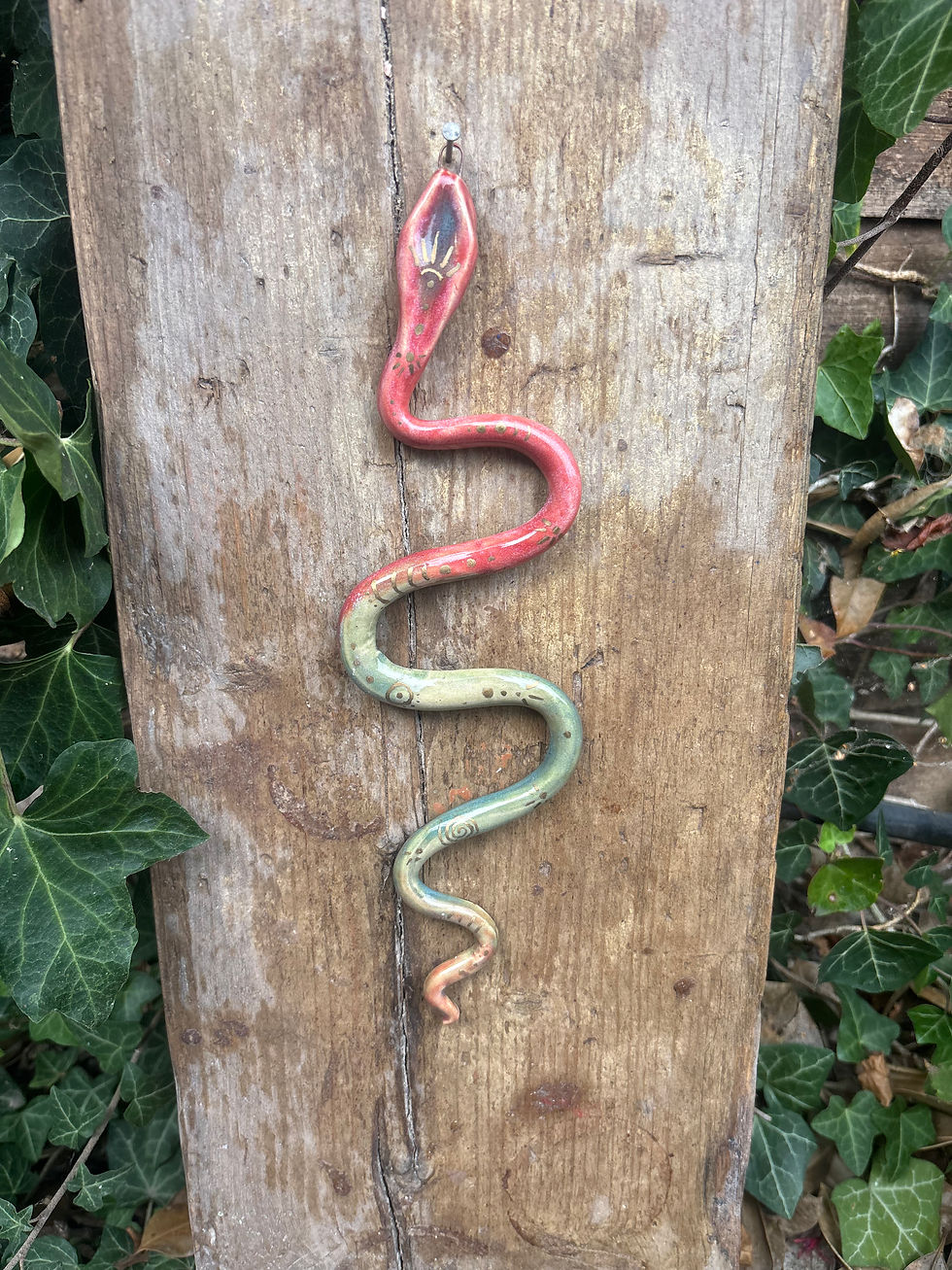 Thumbnail: Green and Pink Wall Snake