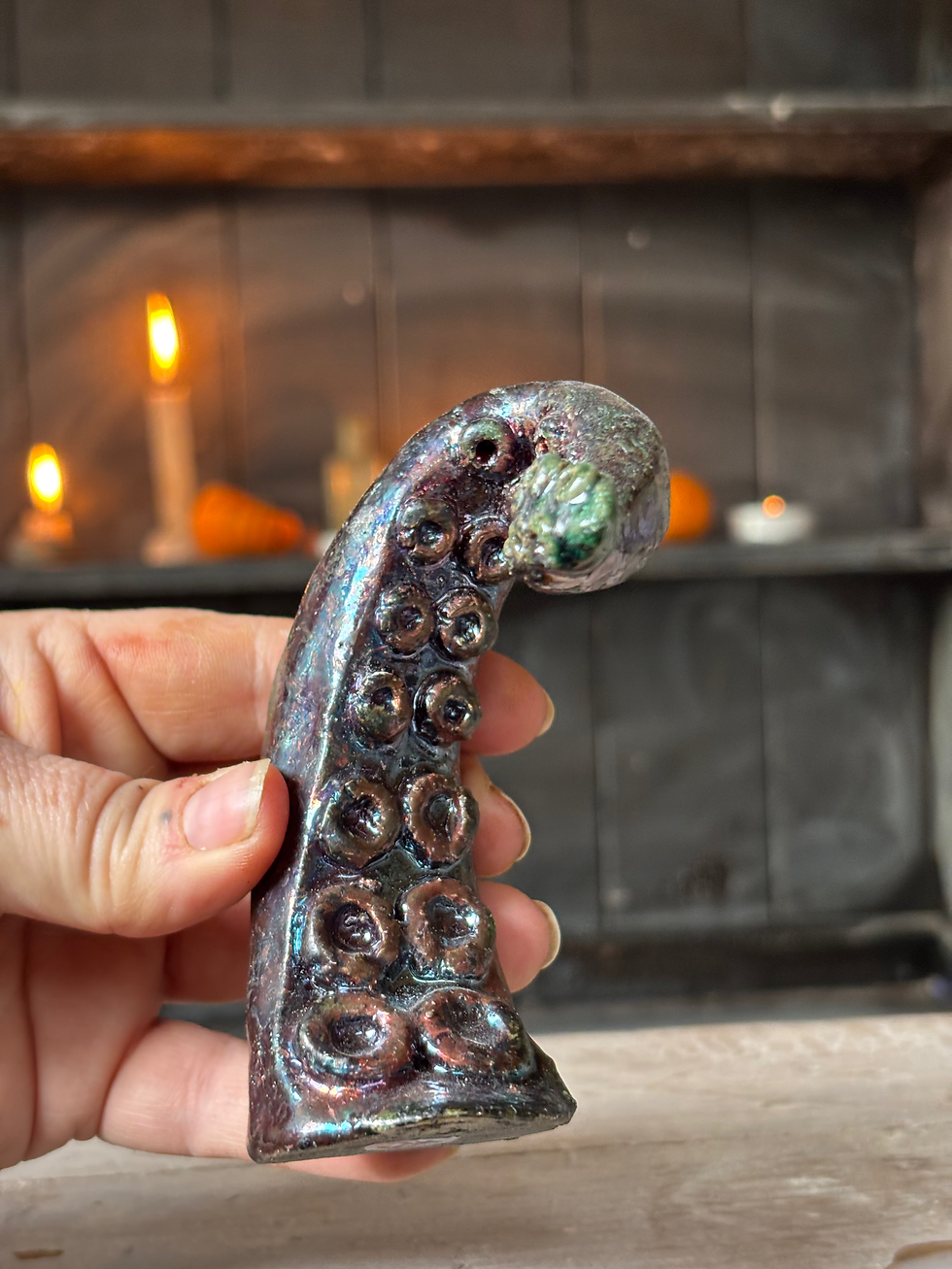 Thumbnail: Raku tentacle