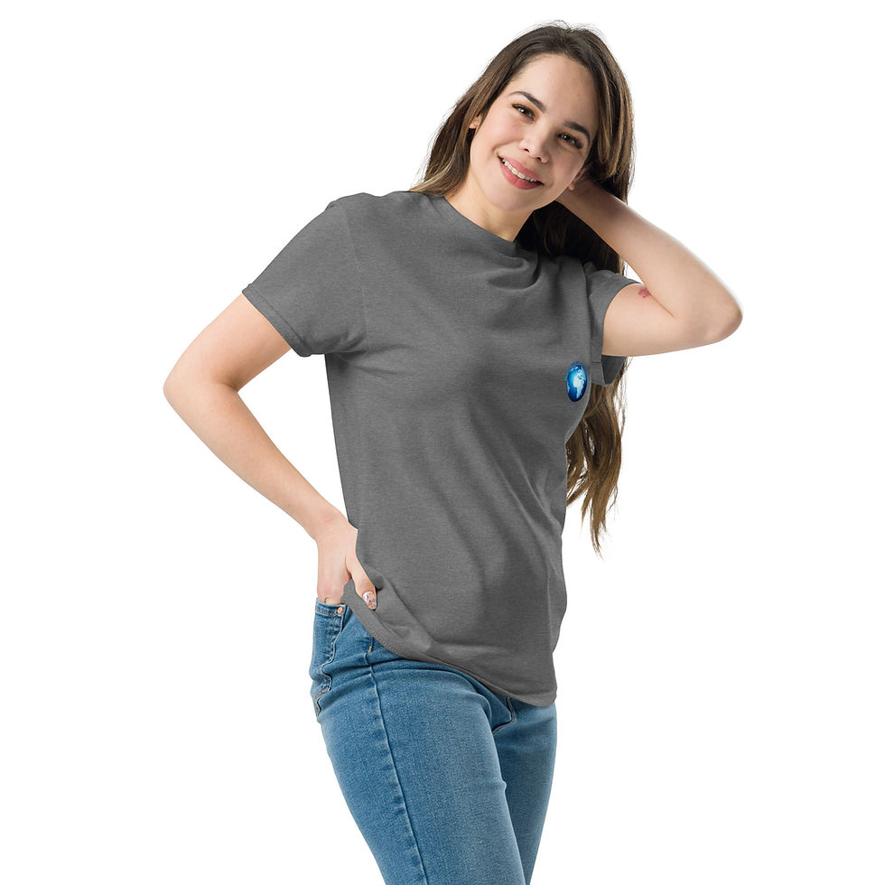 Thumbnail: "iREBUILD" blue back Unisex classic tee