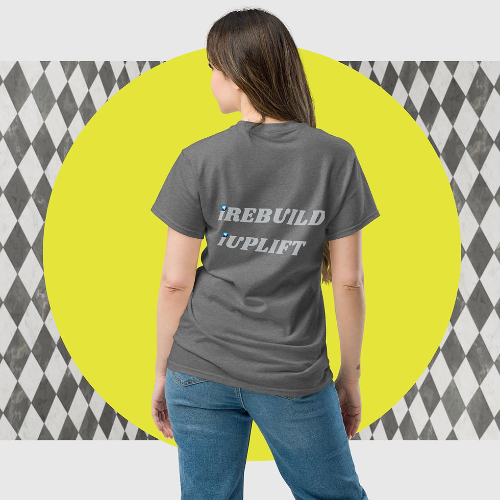 Thumbnail: "iREBUILD" white Unisex classic tee