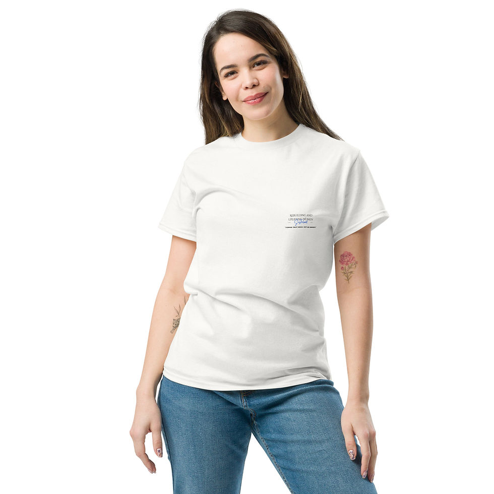 Thumbnail: Women's Unisex iREBUILD black back classic tee