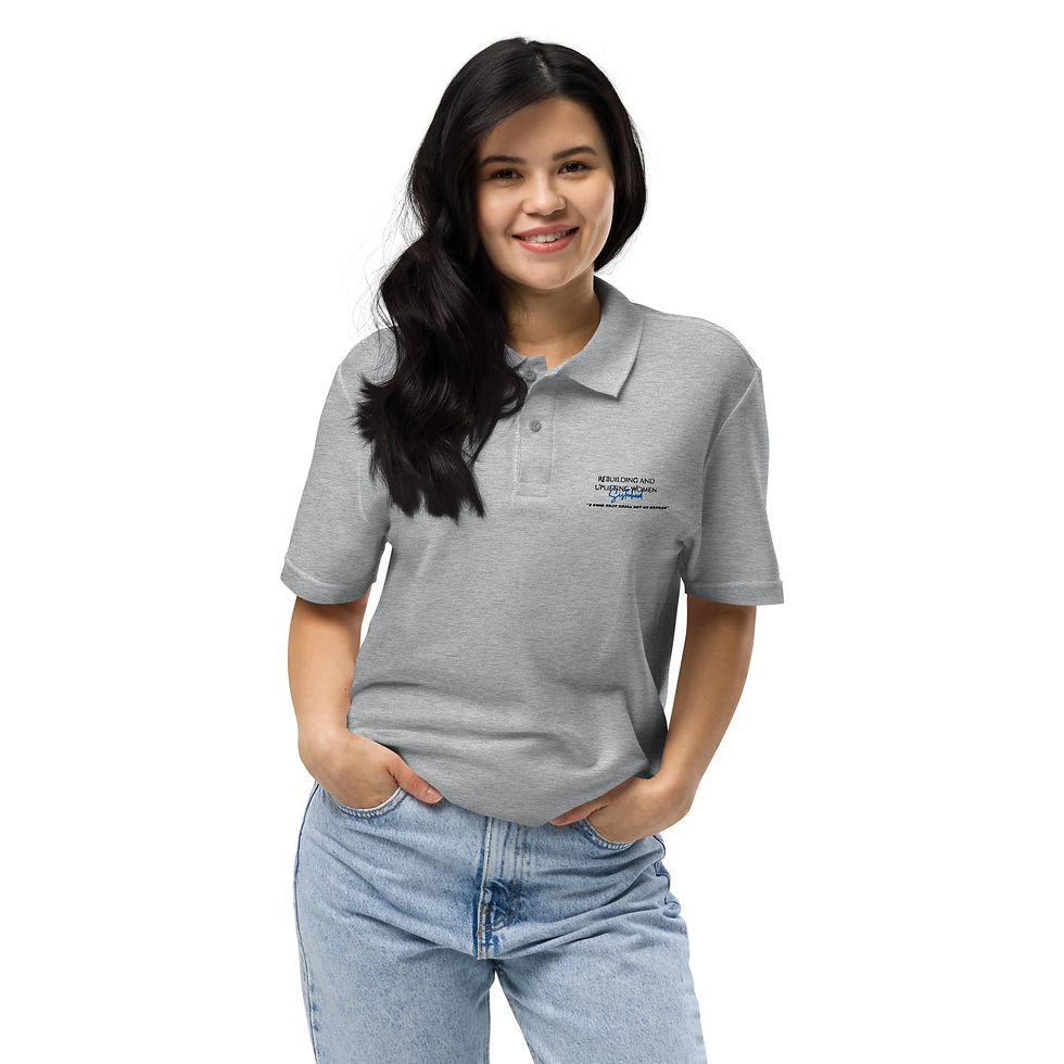 Sisterhood pique polo shirt