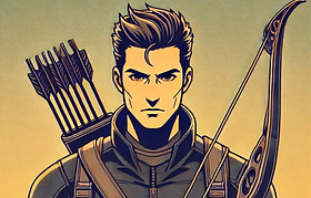 Animation of a human archer